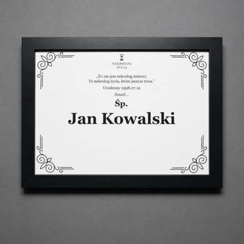 Nekrolog personalizowany